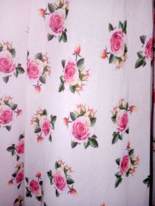 Elegant Floral Kurta Set with oreganza  Dupatta