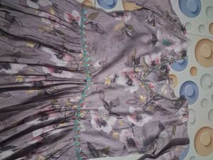 Floral Print Kurta with Pants Set