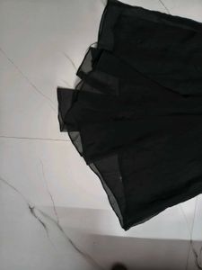 Elegant Black Anarkali Gown