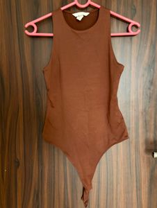 H&amp;M Brown Sculpting Bodysuit