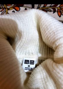 Wool High Neck Top