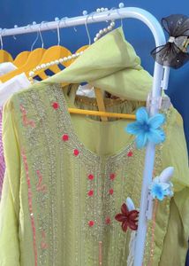 Beautiful Kurta Set with Intricate Embroidery