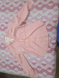 Chic Pink Collared Shirt