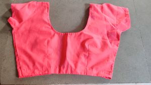 Coral Short-Sleeve Blouse
