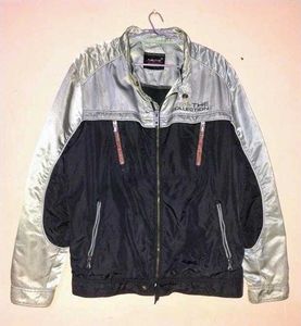 FUBU StylishTone Zip-Up Bomber Jacket