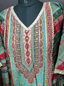 Stylish Printed Kaftan Kurta