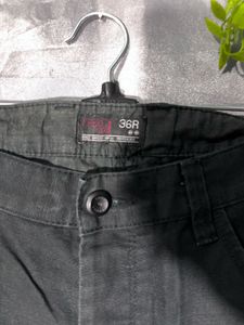 NEXT Men's Black Cargo Shorts