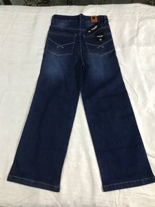 Dark Blue Ripped Stretchy Denim W-28/30