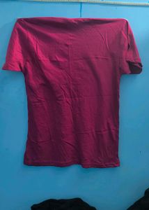 4F Maroon Graphic Tee