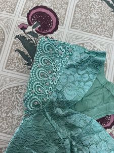 Exquisite Lace Saree with Blouse