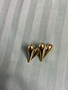 Gold-Tone Heart Earrings