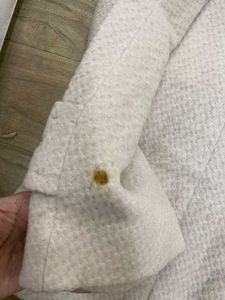 Cream Wool Blend Coat - Fix Rate