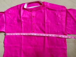 Men's Pink Kurta