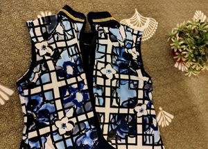 Elegant Navy Blue Ethnic Gown