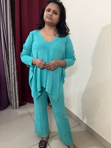 Stylish Turquoise Co-ord Set