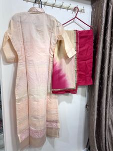 Vibrant Printed Kurta Set with Dupatta