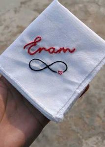 2 Embroidered Handkerchief