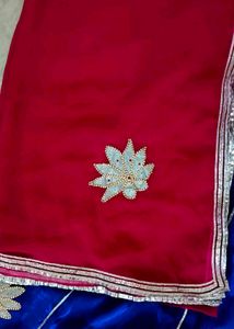 #राजपूती पोशाक (हाफ प्योर )in Royal Blue कलर