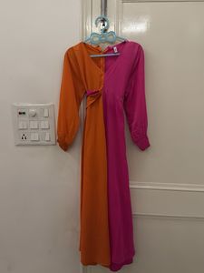 Color Block Maxi Dress