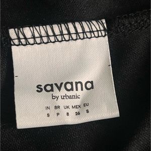 Savana Elegant Black Halter Neck Gown
