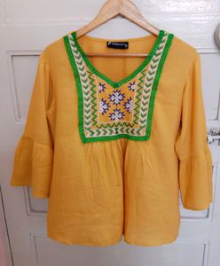 Mustard Yellow Top.