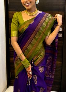 Beautiful Purple Saree