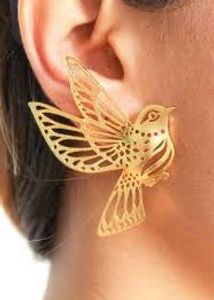 Golden Bird Earrings
