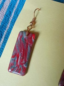 Handmade Marble Effect Earrings