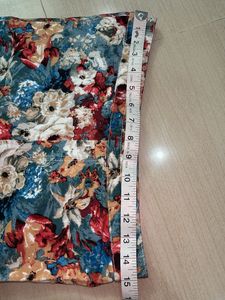Vibrant Floral Print Pants