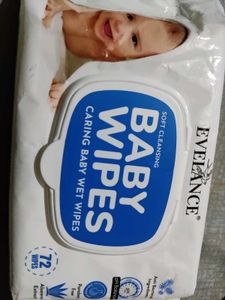 Evelance Baby Wipes (72 Count)