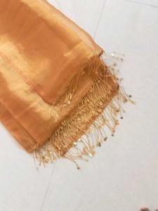 Golden Sequined Dupatta