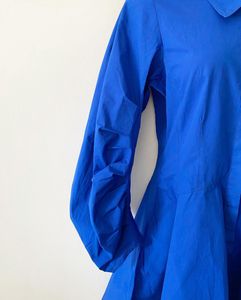 Banana Republic Cobalt Blue Paxton Cotton Pop
