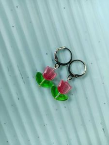 Cute Tulip Flower Earrings