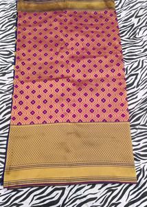 multi colour Banarasi  Silk pattu saree