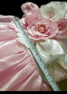 Sparkling Pink Flower Girl Dress