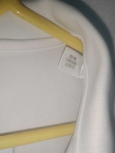 Adidas White Polo T-Shirt 42 inches