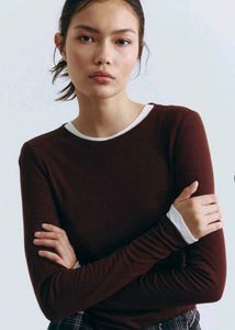 H&amp;M Espresso Ribbed Long Sleeve☕️