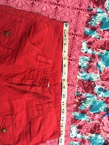 Red Cargo Capris