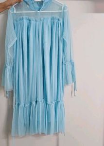 Blue Tulle Dress