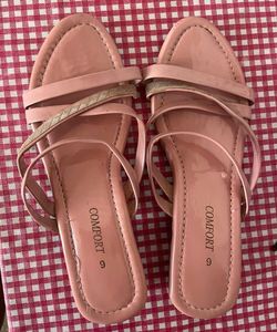 Comfort Pink Strappy Sandals