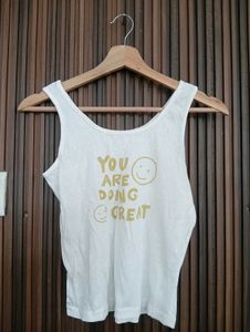 White "You Are Doing Great" Tank Top