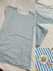 Cute Striped Daisy T-Shirt
