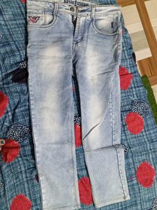 Armani Exchange Light Wash Jeans