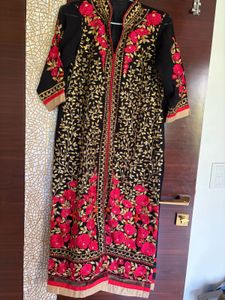 Handwork Embroidered Black suit set
