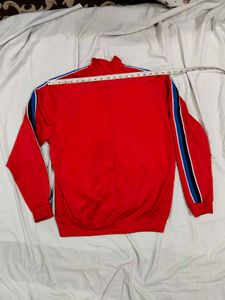 Bright Red Track Jacket