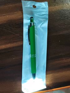 Green Stylus Pen with Ballpoint