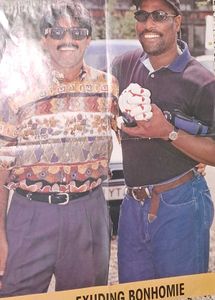 1990s Vintage Cricket Magazine poster
