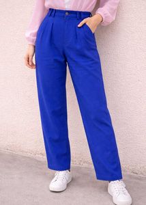Blue Highwaisted Mom fit Pants