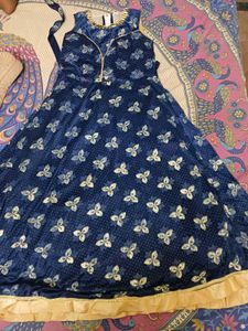 Blue Long Frock
