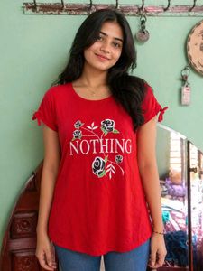 Red Rose Graphic Tee